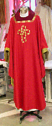 conical collar chasuble 