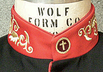 embroidered collar